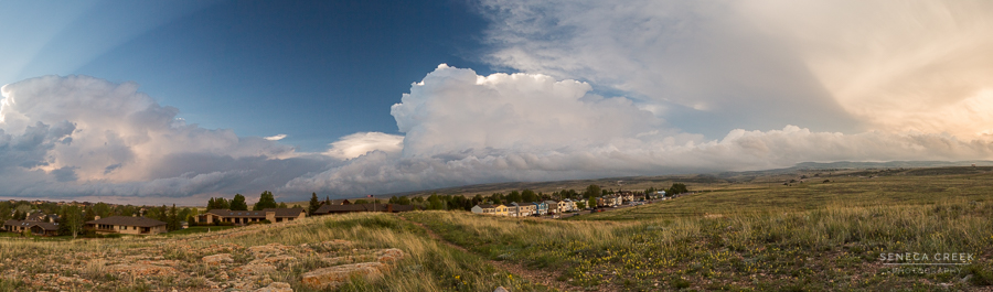 Supercell Forming Over Laramie Panoramic