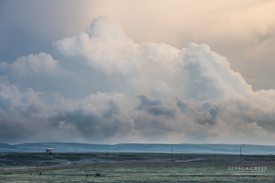 Stormy Thunderstorm Clouds over the Laramie Mountains