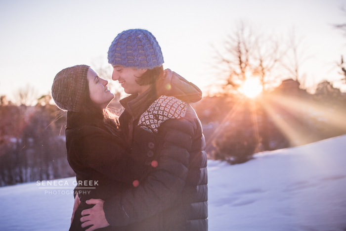 Winter Engagement Session at Vedauwoo, Wyoming: Jordan and Quin