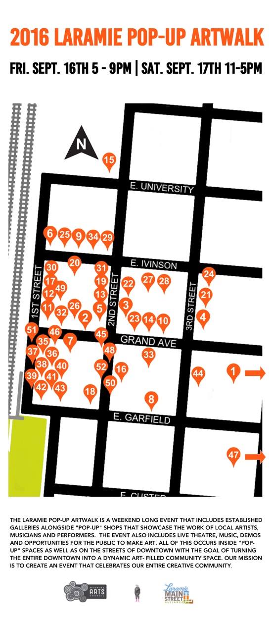 SenecaCreekPhotography.com by Allison Pluda | 2016 Laramie, Wyoming Pop-Up Art Walk at the Studio | Live Music by Timothy John and the Cluster Plucks | Featured Paintings by Melinda Cummings -