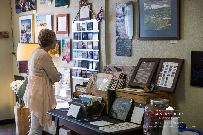 SenecaCreekPhotography.com by Allison Pluda | 2016 Laramie, Wyoming Pop-Up Art Walk at the Studio | Live Music by Timothy John and the Cluster Plucks | Featured Paintings by Melinda Cummings -