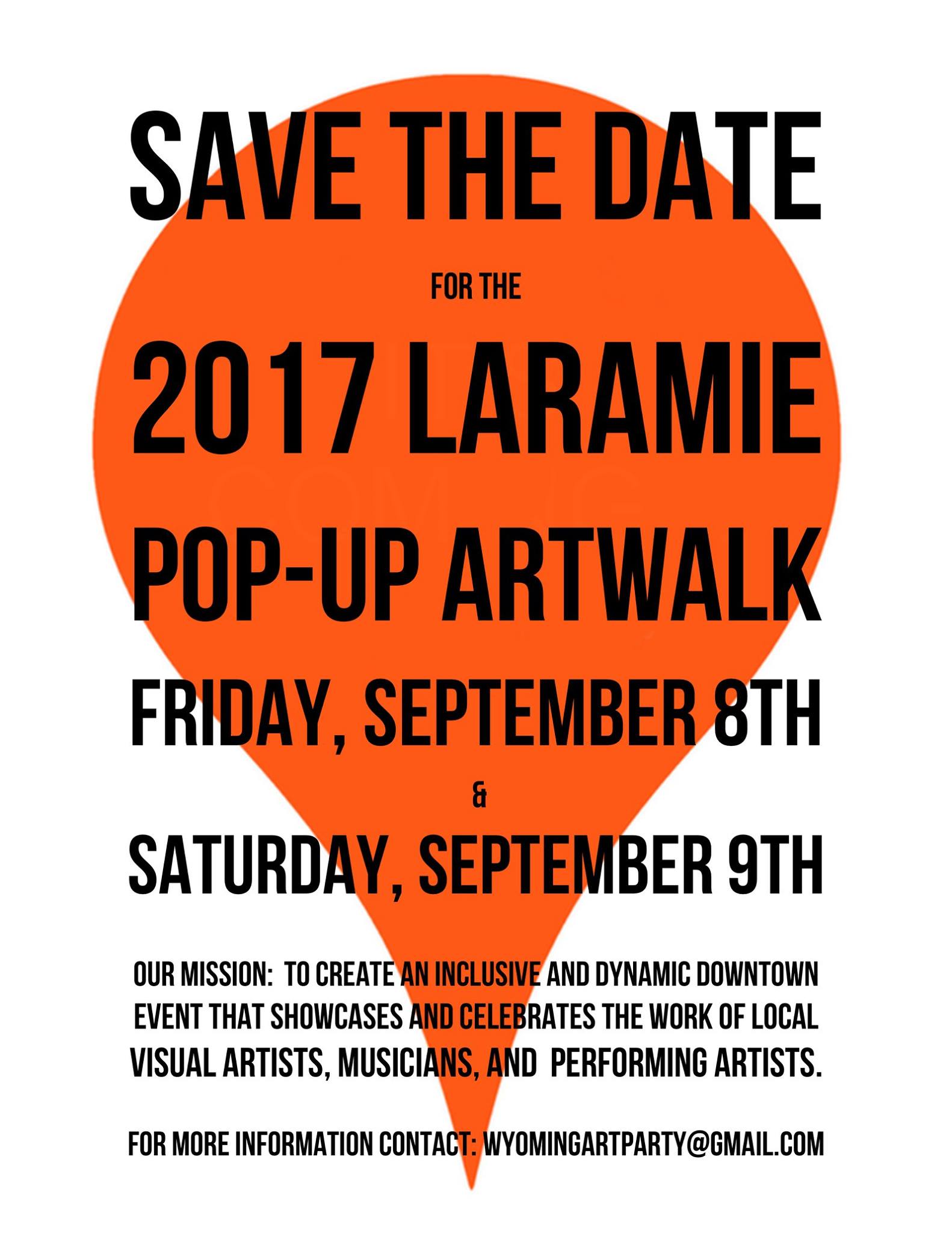 SenecaCreekStudios.com by Allison Pluda - 2017 Pop-Up Art Walk Save The Date