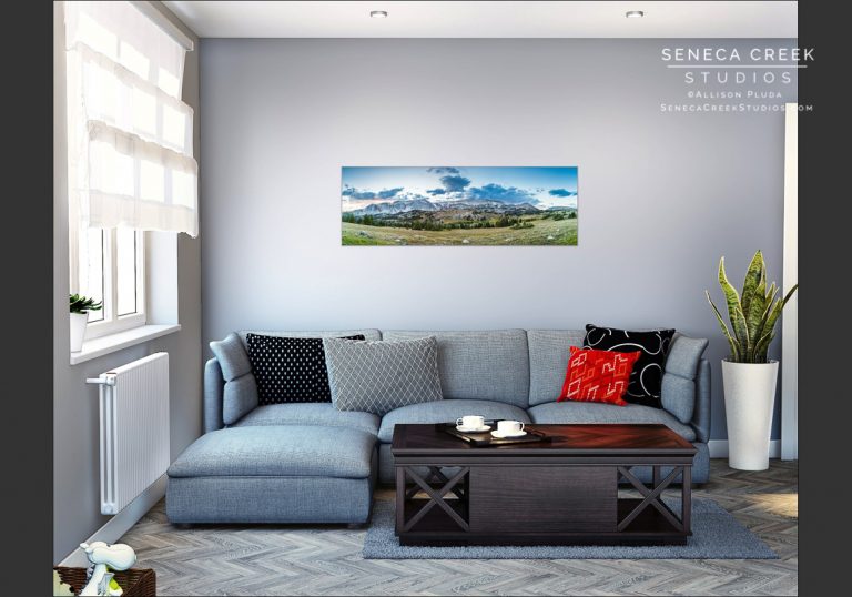 Snowy Range Mountains Panoramic Fine Art Photographic Poster & Metal Prints with Peak Names & Labels | Wyoming Photography, Gifts, & Souvenirs
