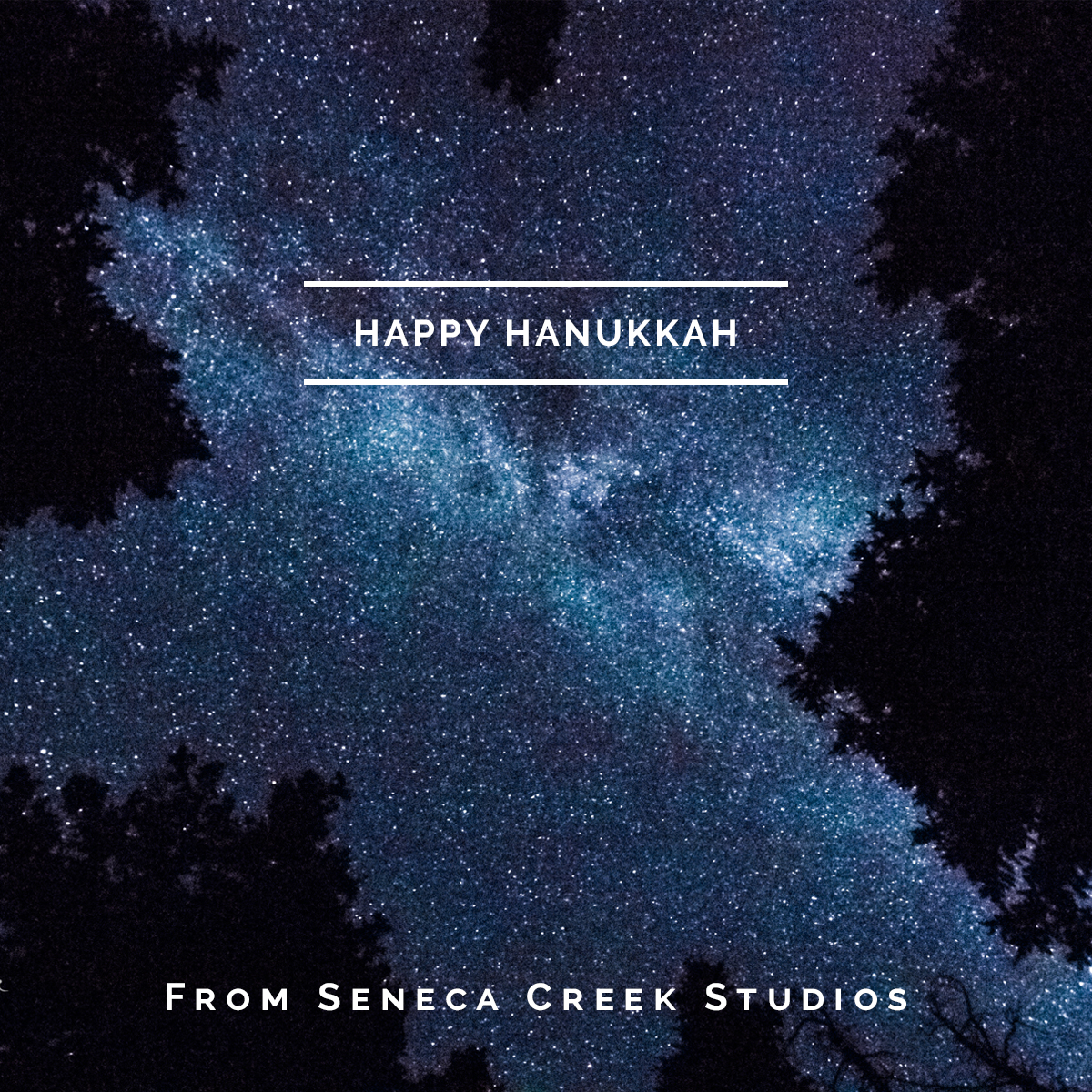 SenecaCreekStudios.com by Allison Pluda | Fine Art Nature, Landscape, & Wildlife Archival Wall Prints from the Rocky Mountains | Metal Aluminum Photography Prints | Archival Framed Matted Wall Prints | Wyoming & Western Professional Photography & Astrophotography | Gifts, Souvenirs, & Cards | Seneca Creek Studios Art Gallery, Portrait, & Design Studio in historic downtown Laramie, Wyoming | 2017-12-12 Happy Hanukkah Square Posts_12