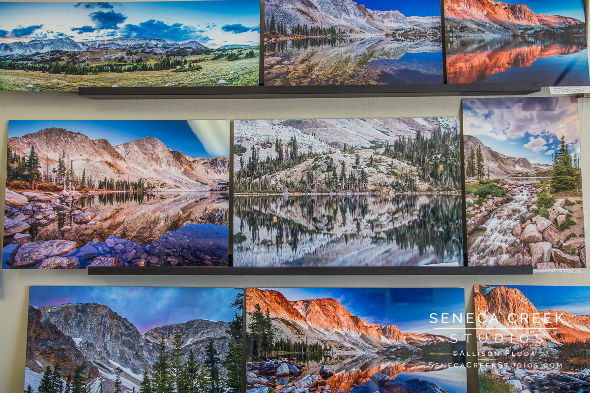 SenecaCreekStudios.com by Allison Pluda | Fine Art Nature, Landscape, & Wildlife Archival Wall Prints from the Rocky Mountains | Metal Aluminum Photography Prints | Archival Framed Matted Wall Prints | Wyoming & Western Professional Photography & Astrophotography | Gifts, Souvenirs, & Cards | Seneca Creek Studios Art Gallery, Portrait, & Design Studio in historic downtown Laramie, Wyoming | Lake Marie, Snowy Range Mountains, Laramie Centennial Wyoming