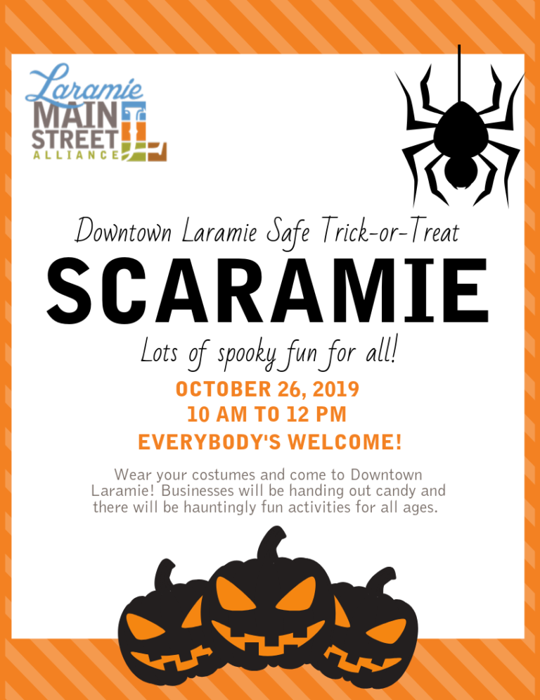 Scaramie at the Studio | Community Kids Halloween Chalkboard Mural | Laramie, Wyoming Photography